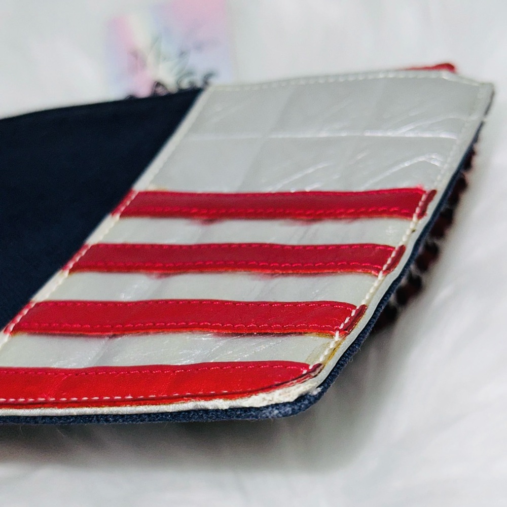 🇺🇸 Chanel: USA Flag American Denim Pochette Pouch Clutch Shoulder Bag (RARE) - Picture 6 of 16